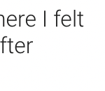 A person holding a sign with the words 'Where I felt safer' written on it.